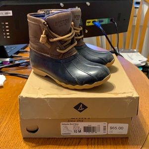 COPY - Navy Sperry Duck Boots